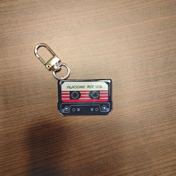 Cassette Tape & Record Keychains/Bag Charms - Picture 4 of 9